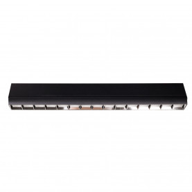 Plafon podłużny Flex LED 115cm 3000K 30W czarny MaxLight