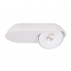 Reflektor sufitowy pojedynczy Vector LED 3000K 10W biały MaxLight