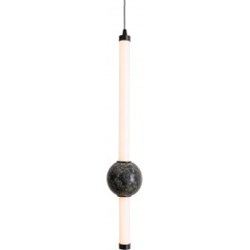 Lampa wisząca pionowa z kamieniem naturalnym Verdes LED 8cm MaxLight
