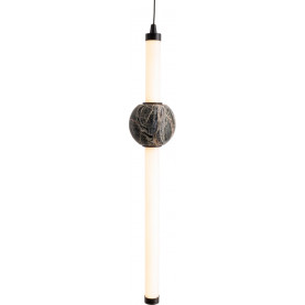 Lampa wisząca pionowa z kamieniem naturalnym Verdes II LED 8cm MaxLight