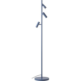 Lampa podłogowa z reflektorkami Trevo III niebieska Aldex