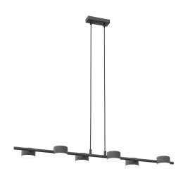 Lampa wisząca podłużna minimalistyczna Sora VI 100cm czarna Emibig