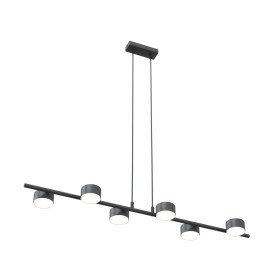 Lampa wisząca podłużna minimalistyczna Sora VI 100cm czarna Emibig 2