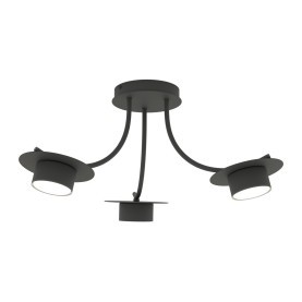 Lampa sufitowa 3 punktowa Enso 52cm czarna Emibig