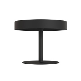 Lampa stołowa z płaskim kloszem Nemo 20cm H16cm czarna Emibig