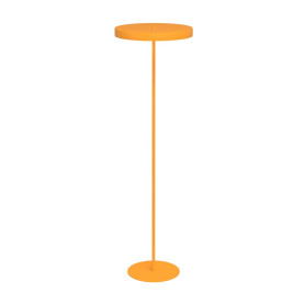 Lampa podłogowa z płaskim kloszem Nemo 40cm H135cm pomarańczowa Emibig