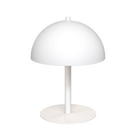Lampa stołowa grzybek Mogu 18cm H24cm biała Emibig