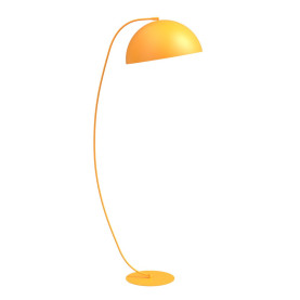 Lampa podłogowa łukowa Arcos 60cm H150cm pomarańczowa Emibig 2