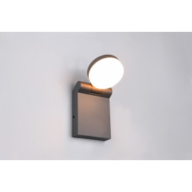 Kinkiet elewacyjny ściemniany Adour LED antracyt Trio