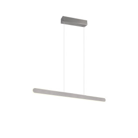 Lampa wisząca podłużna z regulacją światła Helios LED 100cm szczotkowane aluminium Trio