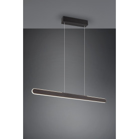 Lampa wisząca podłużna z regulacją światła Helios LED 100cm czarny mat Trio