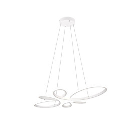 Lampa wisząca nowoczesna Fly LED 4000K 83cm biała Trio