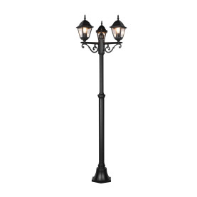 Latarnia zewnętrzna retro Livenza III 200cm czarny mat Trio