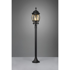 Lampa zewnętrzna stojąca Elvo 100cm czarny mat Trio