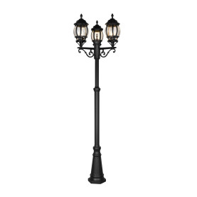 Lampa zewnętrzna stojąca Elvo III 240cm czarny mat Trio