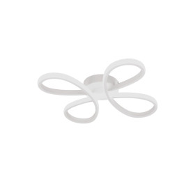 Plafon nowoczesny Fly LED 4000K 40cm biały Trio