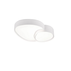 Plafon z pilotem nowoczesny Rise LED 43,5x36cm biały Trio