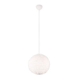 Lampa wisząca futrzana kula Furry 35cm piaskowa Reality