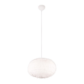 Lampa wisząca futrzana kula Furry 50cm piaskowa Reality