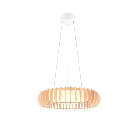 Lampa wisząca ze sklejki z pilotem Monte 60cm LED Reality