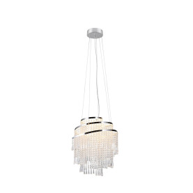 Żyrandol kryształowy wiszący Pomp LED 2700-6500K 48cm Reality