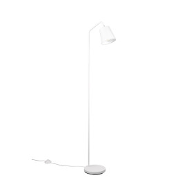 Lampa podłogowa z abażurem Buddy 148cm biała Reality