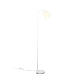 Lampa podłogowa z abażurem Buddy 148cm biała Reality 2