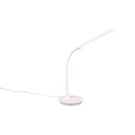 Lampa biurkowa z regulacją światła Toro LED biała Reality