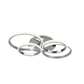 Plafon nowoczesny z kryształkami Cires LED 4000K chrom Reality 2