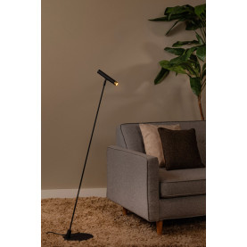 Lampa podłogowa ze ściemniaczem minimalistyczna Alec LED 2700K czarna Lucide
