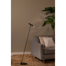 Lampa podłogowa ze ściemniaczem minimalistyczna Alec LED 2700K czarna Lucide 2