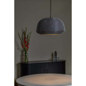 Lampa wisząca trawa morska Maduka 47cm czarna Lucide