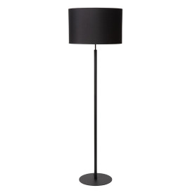 Lampa podłogowa z abażurem Maya 45cm H150cm czarna Lucide