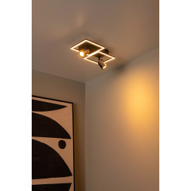Plafon nowoczesny z reflektorkami Arianne LED 40x28cm czarny Lucide