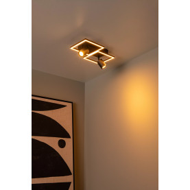 Plafon nowoczesny z reflektorkami Arianne LED 40x28cm czarny Lucide 2