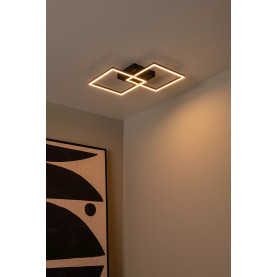 Plafon nowoczesny dwa kwadraty Arianne LED CCT 2700K/4000K czarny Lucide 2