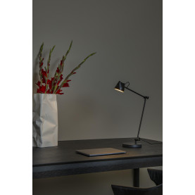 Lampa na biurko ze ściemniaczem Milne LED 2700K czarna Lucide