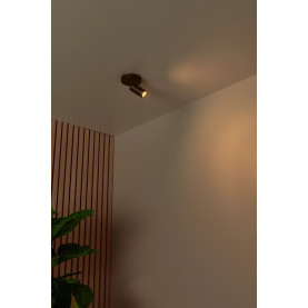 Reflektor sufitowy pojedynczy Ritmo czarny Lucide 2