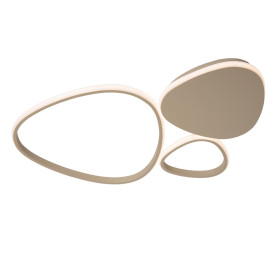 Plafon ze ściemniaczem i zmienną barwą światła Samling LED 2700K-4000K 62cm taupe Lucide