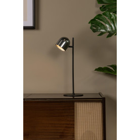 Lampa na biurko z regulacją światła Skanska Rech LED czarny / szare żelazo Lucide