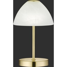 Stylizowana Lampa stołowa antyczna Queen Biały/Mosiądz Mat Reality do hotelu i restauracji.