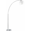 Lampa podłogowa łukowa nowoczesna Brasilia Biały/Chrom Reality do salonu, sypialni i poczekalni.