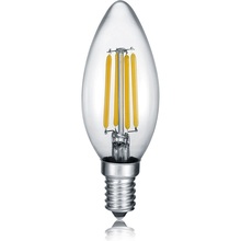 Żarówka świeca aluminium malowane