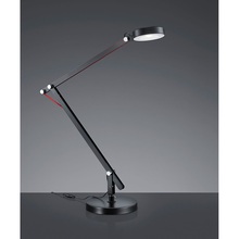 Funkcjonalna Lampa biurkowa regulowana Amsterdam LED Czarna Trio do gabinetu i pracowni.