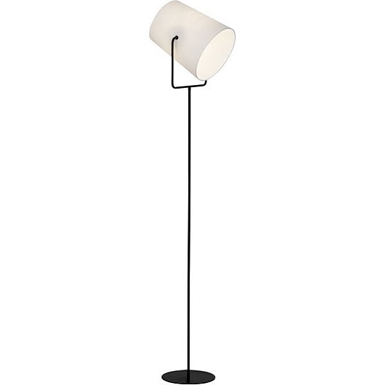 Lampa podłogowa Bucket czarna / biała