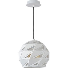 Nowoczesna Lampa wisząca geometryczna Malunga 25 Biała Lucide do salonu, sypialni i kuchni.