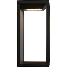 Kinkiet zewnętrzny nowoczesny Tenso Solar LED Aluminium Lucide na taras, elewacje i nad drzwi.
