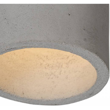 Industrialny Plafon spot betonowy Funta 10 Led Szary LoftLight do kuchni, przedpokoju i sypialni.