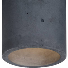 Industrialny Plafon spot betonowy Funta 10 Led Antracyt LoftLight do kuchni, przedpokoju i sypialni.