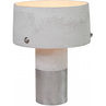 Industrialna Lampa betonowa stołowa Talma Szara LoftLight do sypialni i salonu.